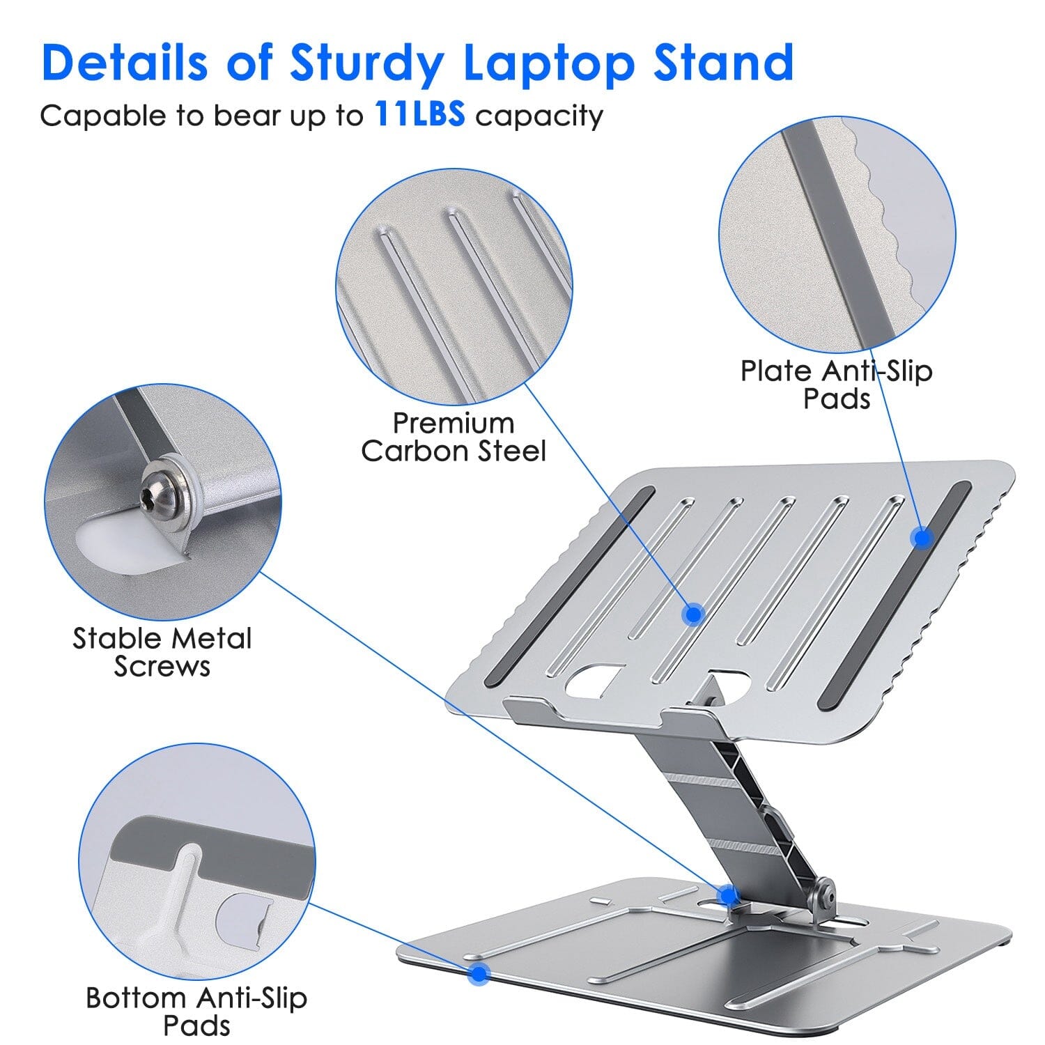 Adjustable Stepless Angle Laptop Stand Riser Sale Real