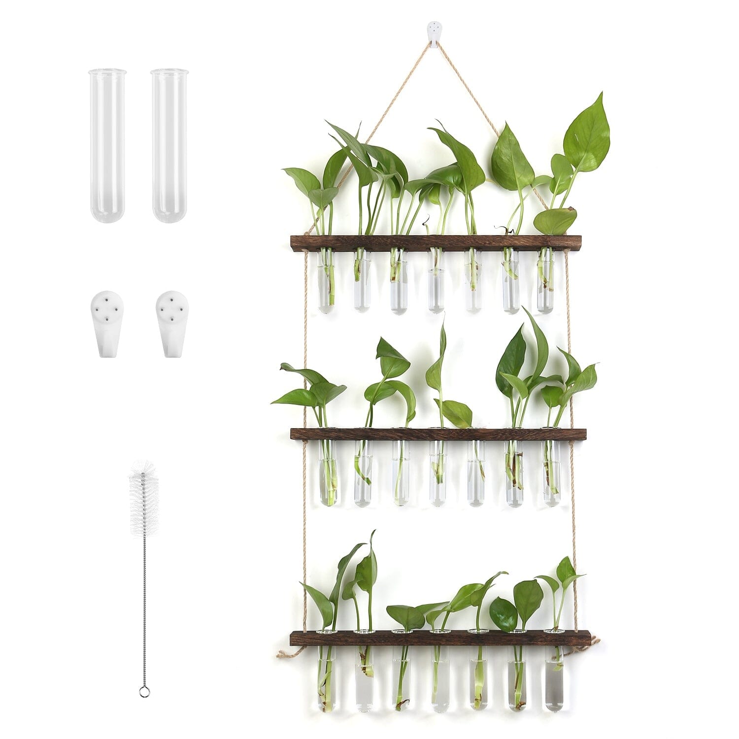 3-Tier Wall Hanging Glass Tube Planter Outlet Buy