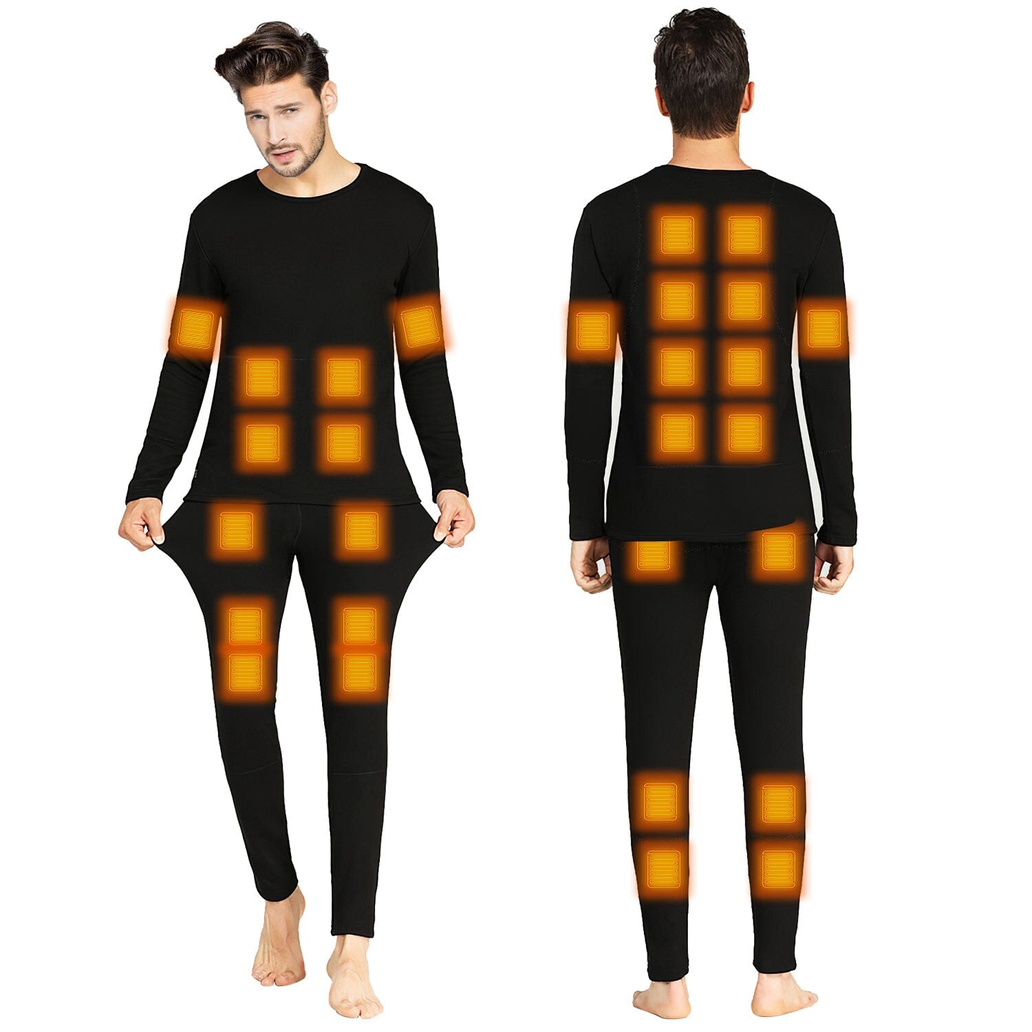 Heated Underwear Long Shirt and Pants Set Cheap Store