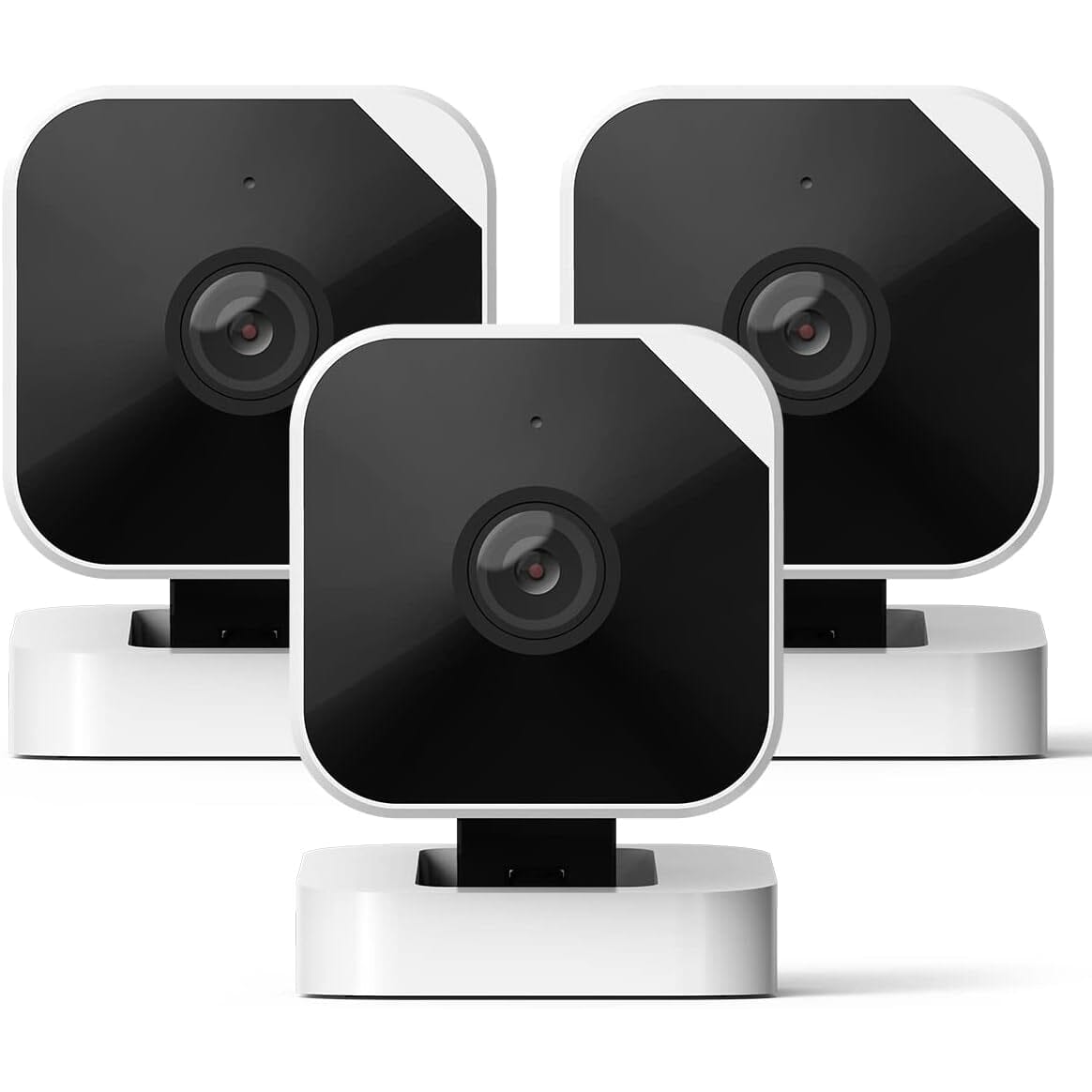 3-Pack: Abode Cam 2 | Indoor/Outdoor WiFi Connected Security Camera with Full Color Low-Light Video, Motion Detection, and Two-Way Voice  (Refurbished) Free Shipping Classic