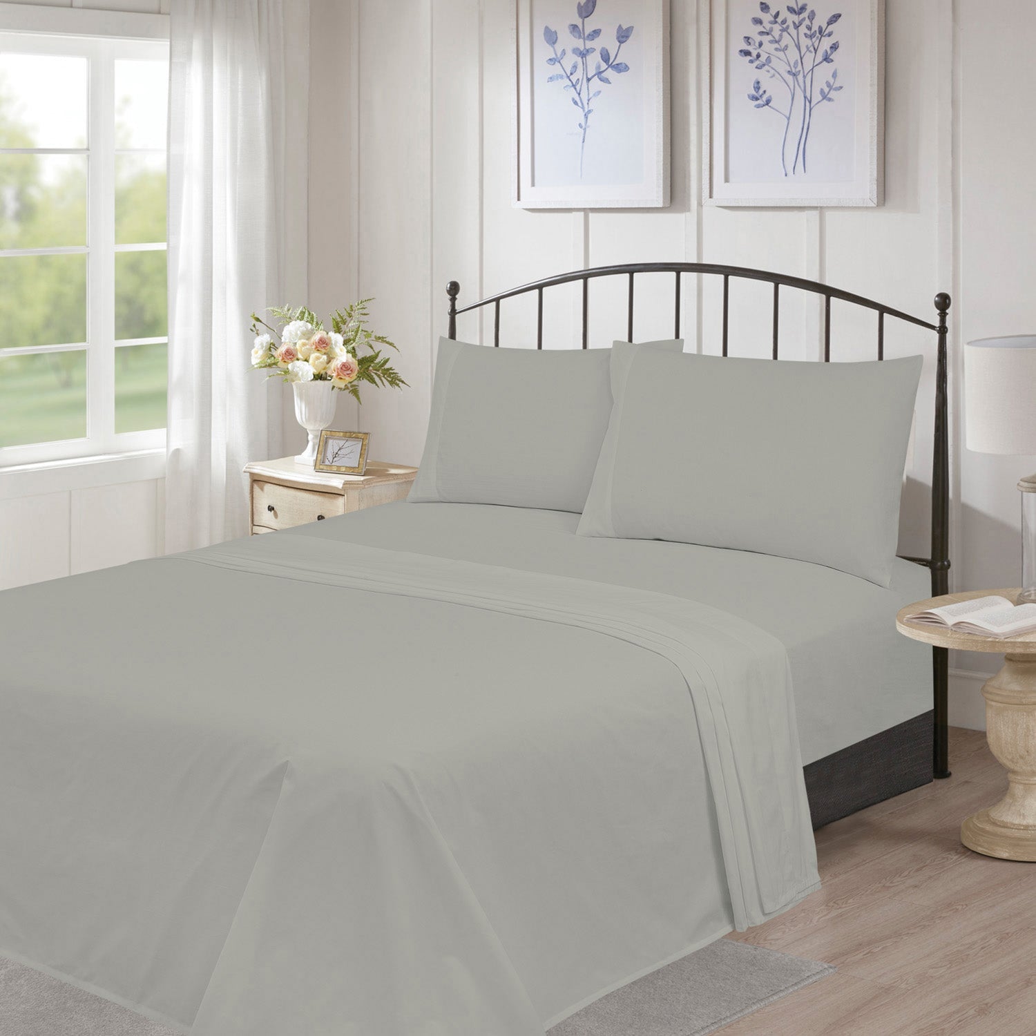 Silvadur Ultra Soft 300 Thread Count Cotton Sheet Set Perfect Cheap Online