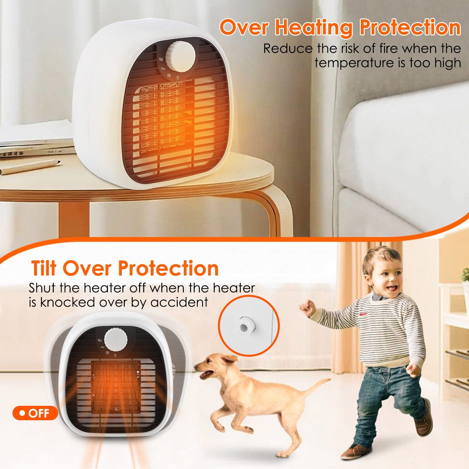 1000W Portable Electric Heater Sale Real