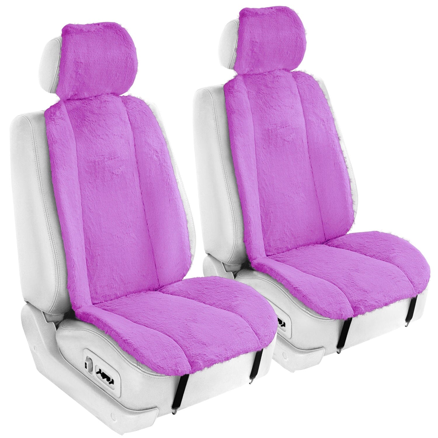 6-Piece Set: Doe16 Faux Rabbit Fur Car Seat Cushions Cheap New Styles