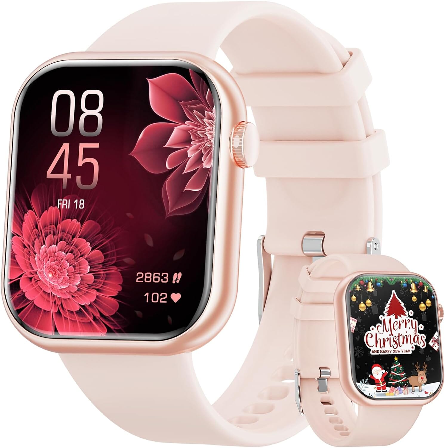 Smartwatch Sport Mode Pink  (Refurbished) Sale Low Pice