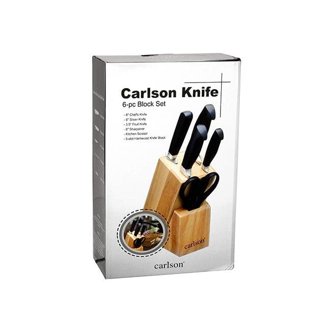 6-Piece: Carlson-Knive Set Footlocker Cheap Online