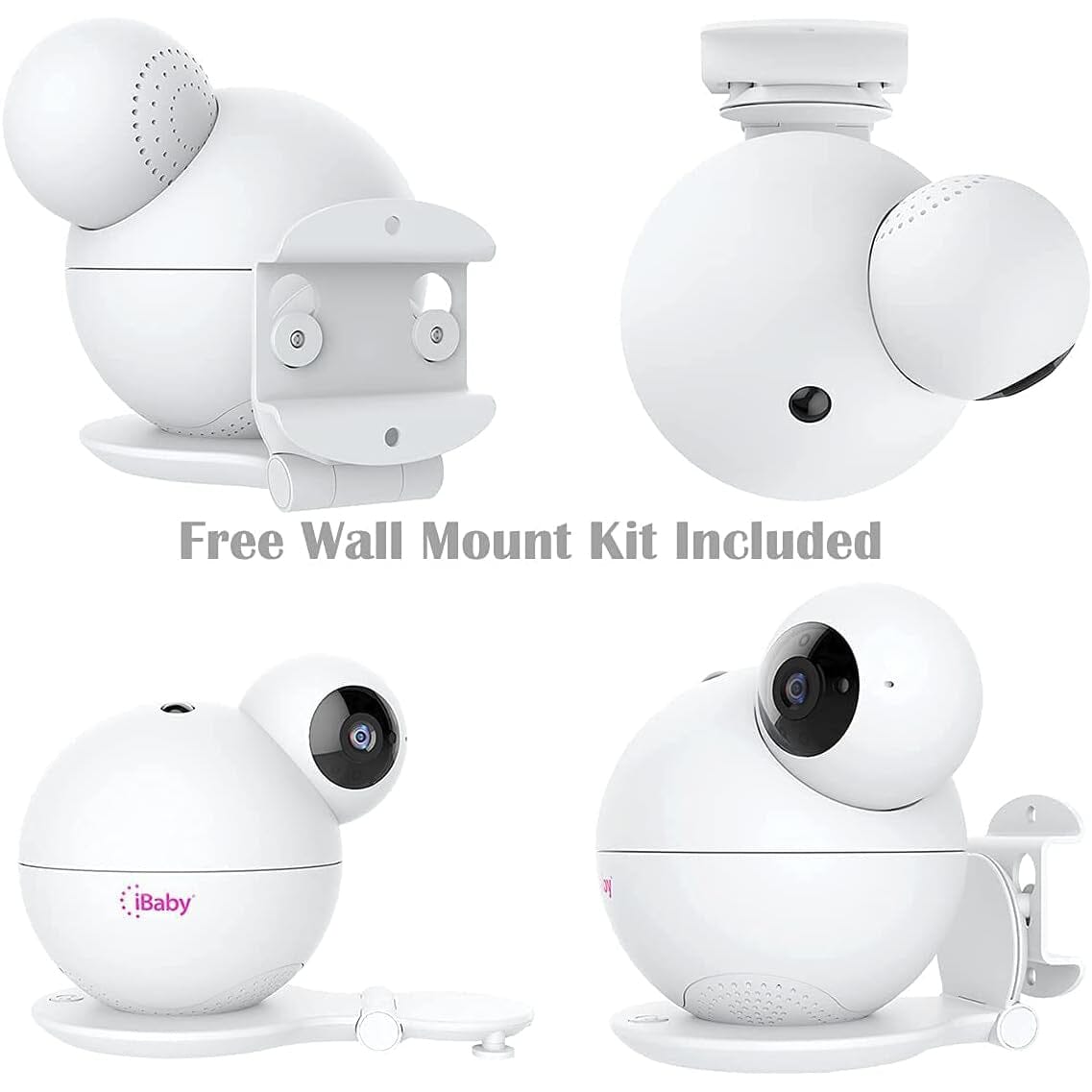 iBaby M8 2K Smart Baby Monitor, 355° Pan 110° Tilt and 2-Way Talk  (Refurbished) Fashionable Cheap Online