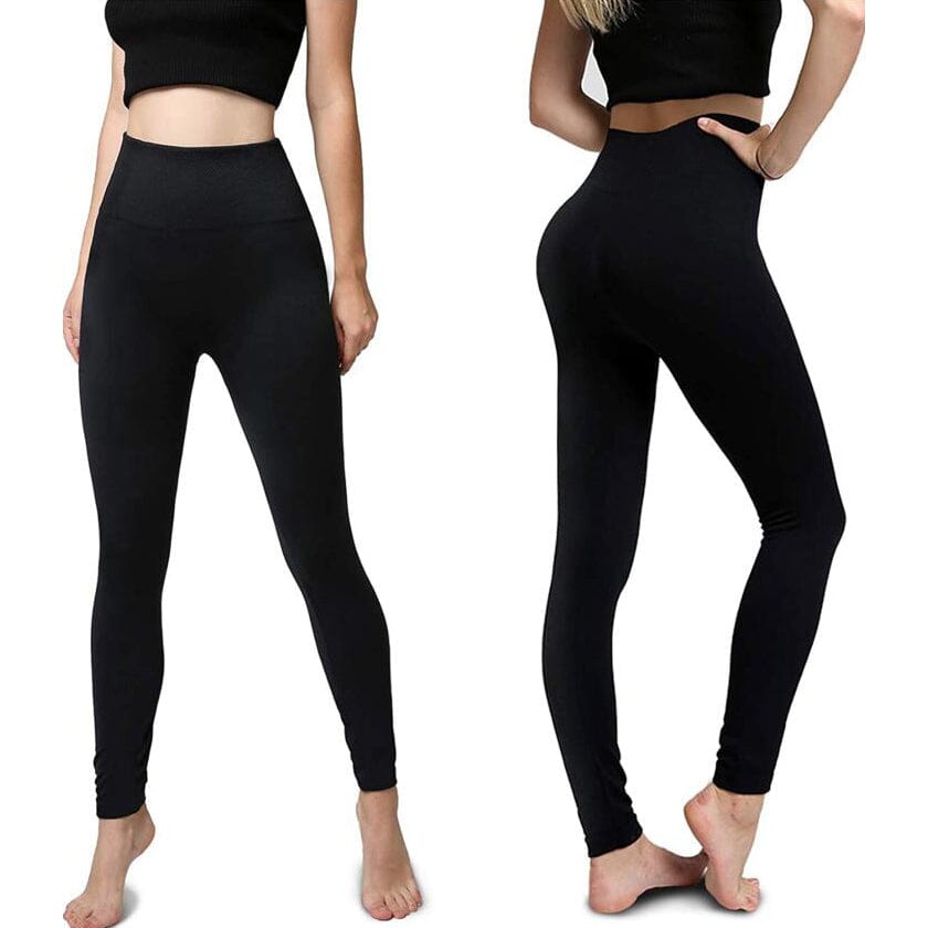 4-Pack: Women’s Fleece Lined Leggings High Waist (One Size) Outlet Cheap Authentic