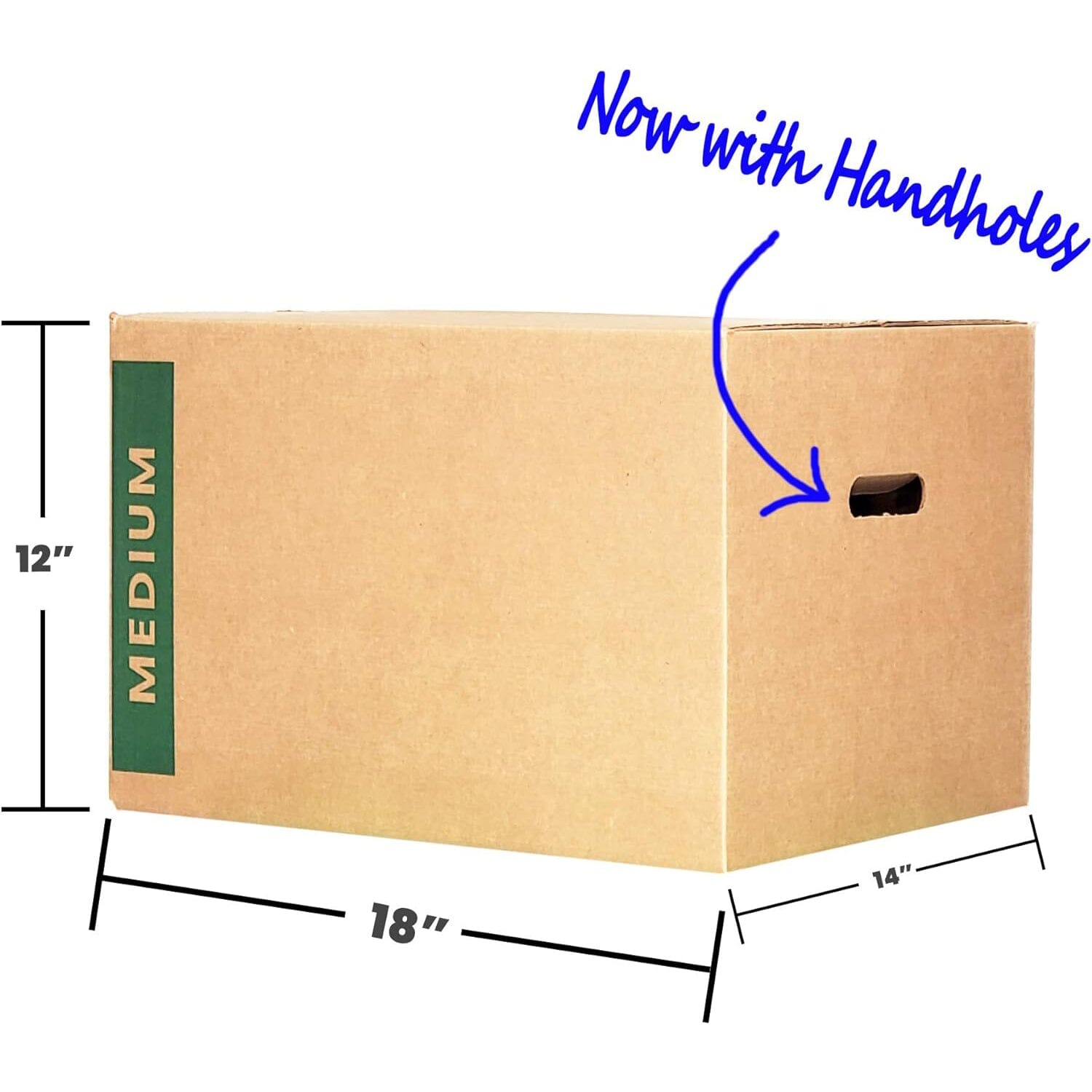 10-Pack: Medium Moving Boxes with Handles  (Refurbished) Buy Cheap 2025 Unisex