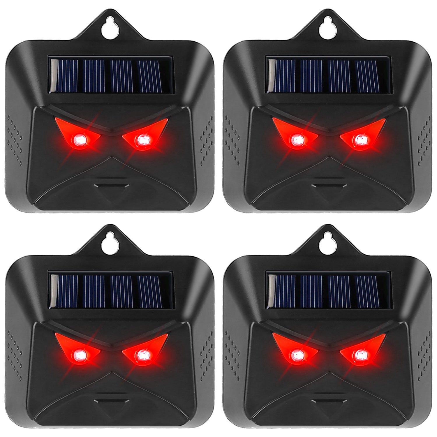 4-Piece: Solar Predator Control Light Cheap Sale Explore