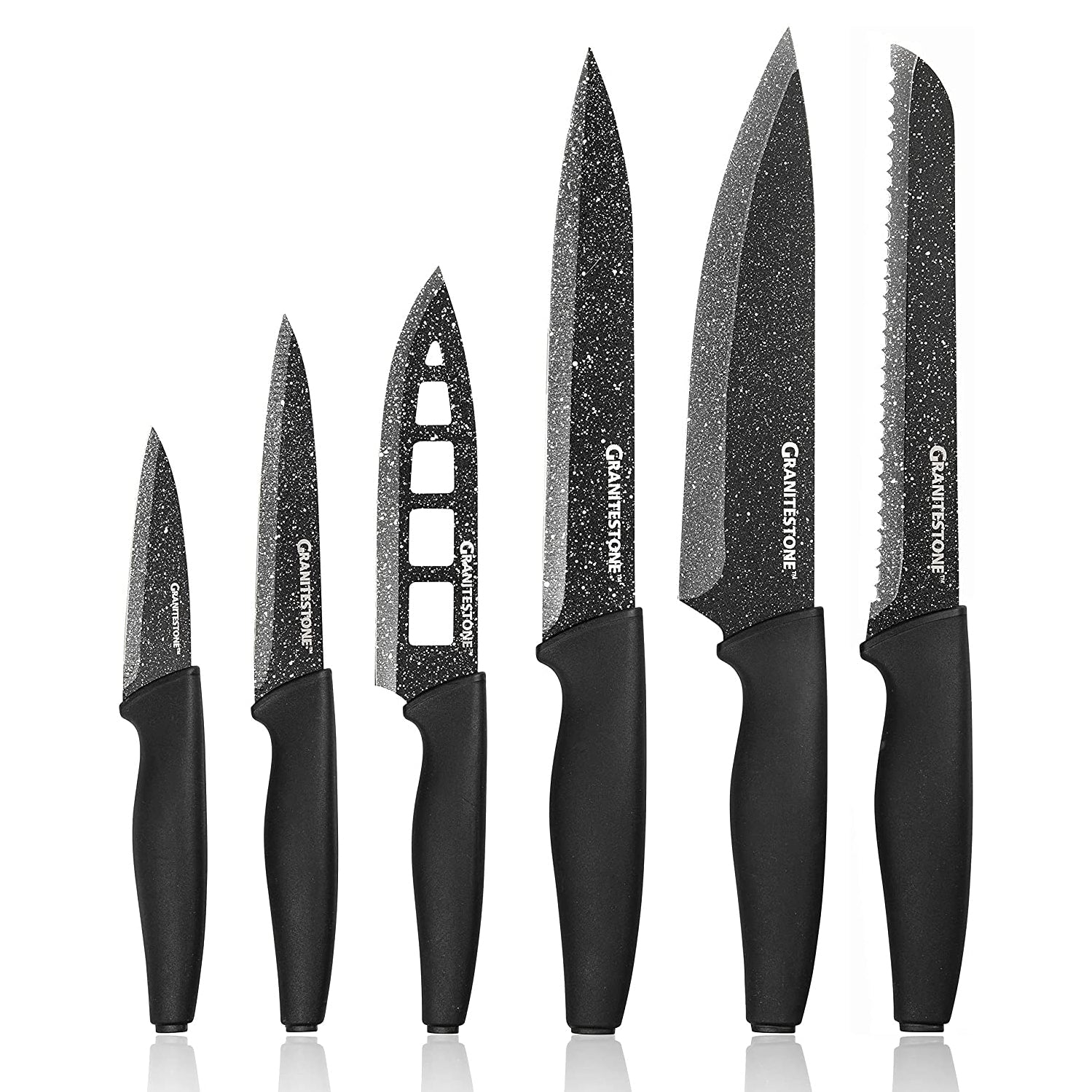 6-Piece: Nutriblade Knife Set by Granitestone For Sale 2025