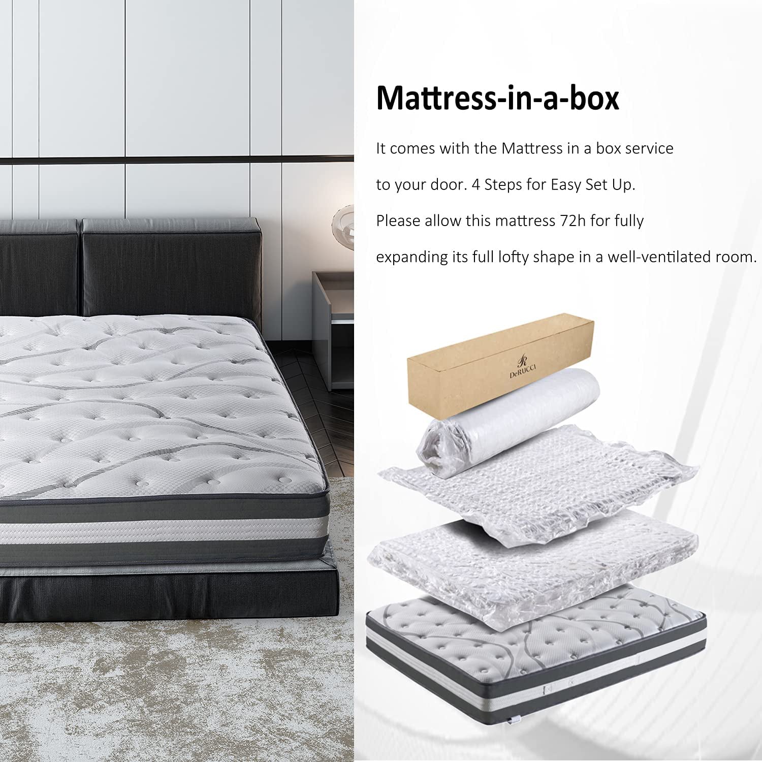 12 Hybrid Pocket Spring Mattress Sale Cheap Online