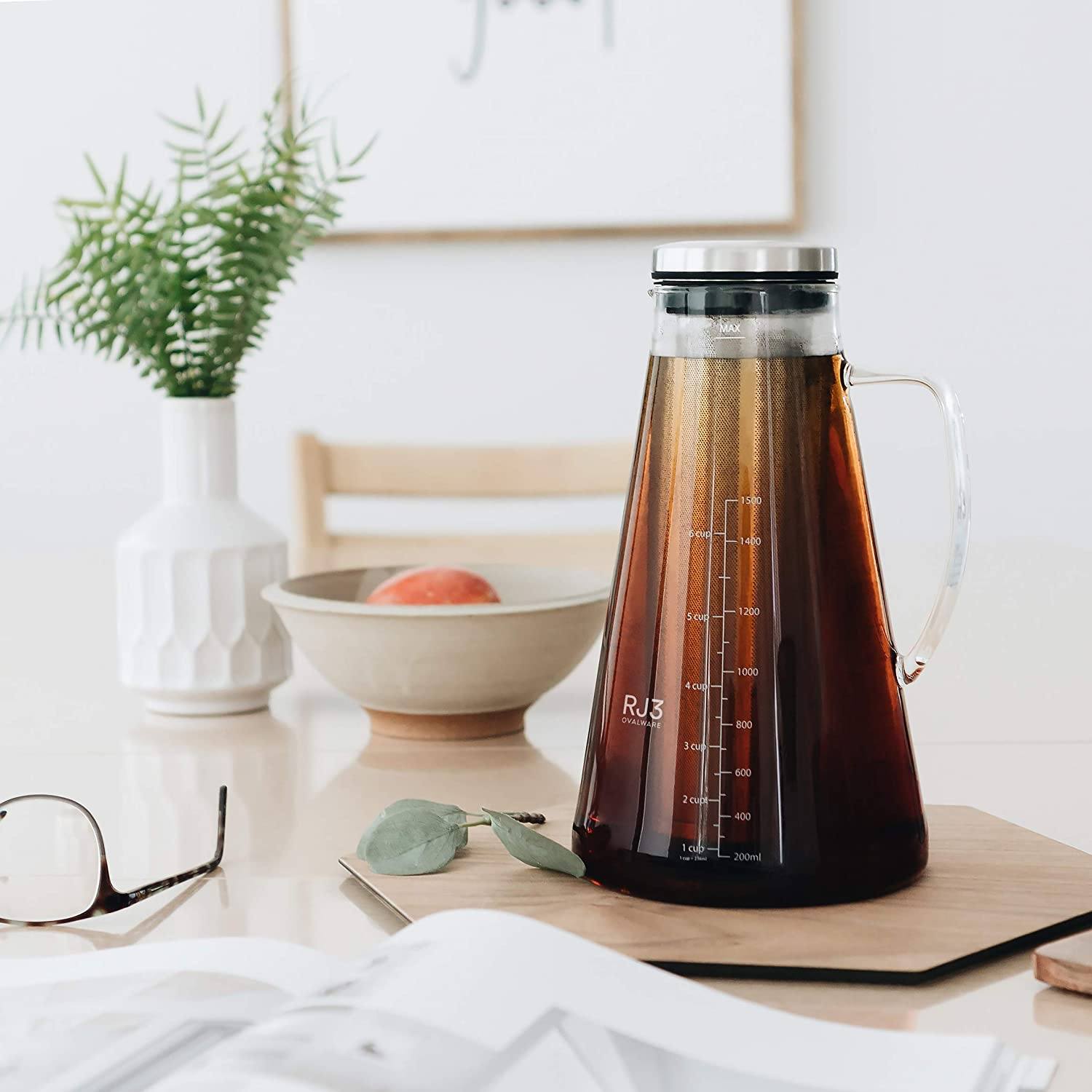 Ovalware Cold Brew Iced Coffee Maker Outlet Pices