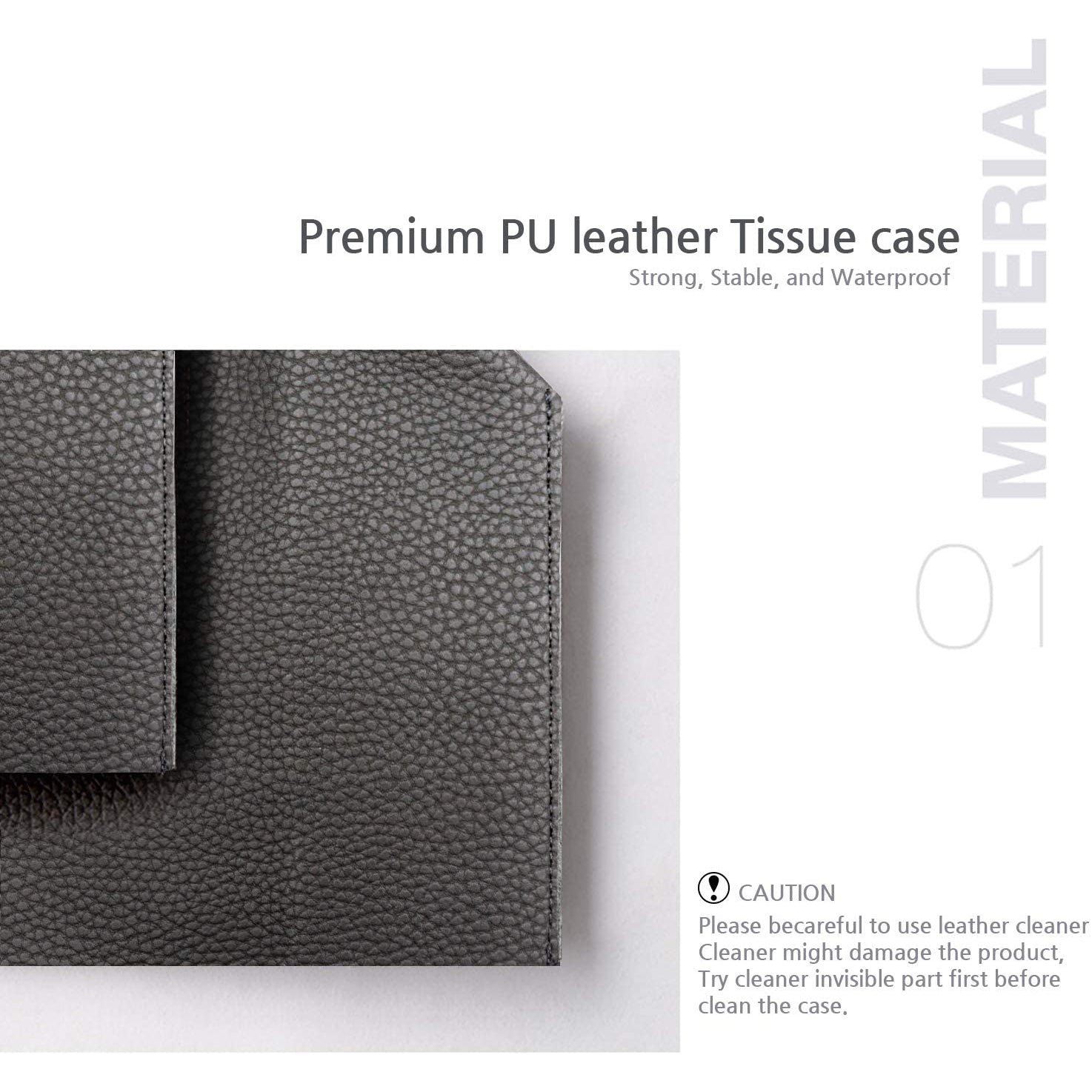 Carrotez Modern PU Leather Square Tissue Box Holder Discount The Cheapest