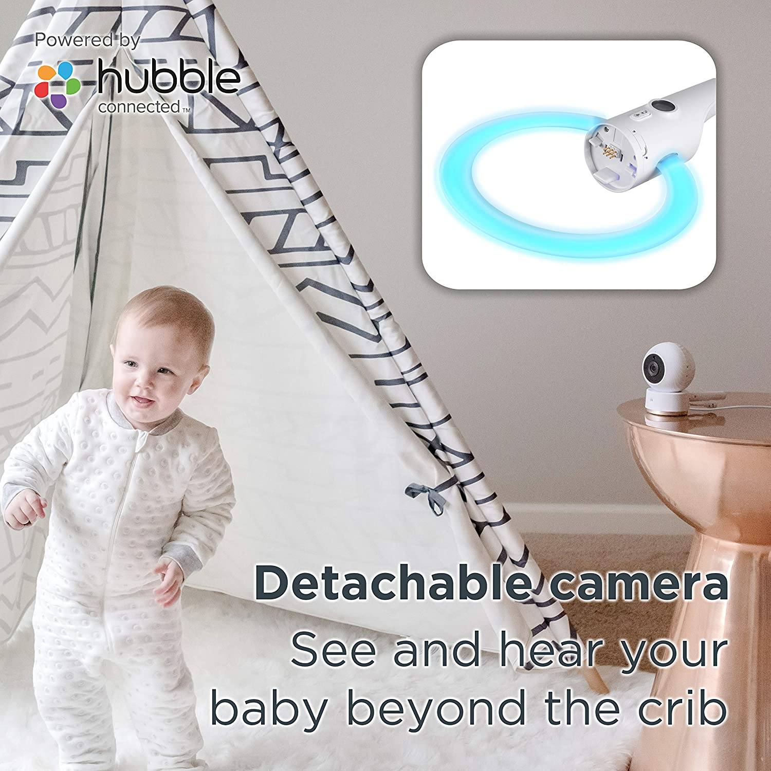 Motorola Halo+ Video Baby Monitor - Infant Wi-Fi Camera with Overhead Crib Mount - 4.3-Inch Color Screen with Infrared Night Vision and Intercom (Refurbished) 2025 New