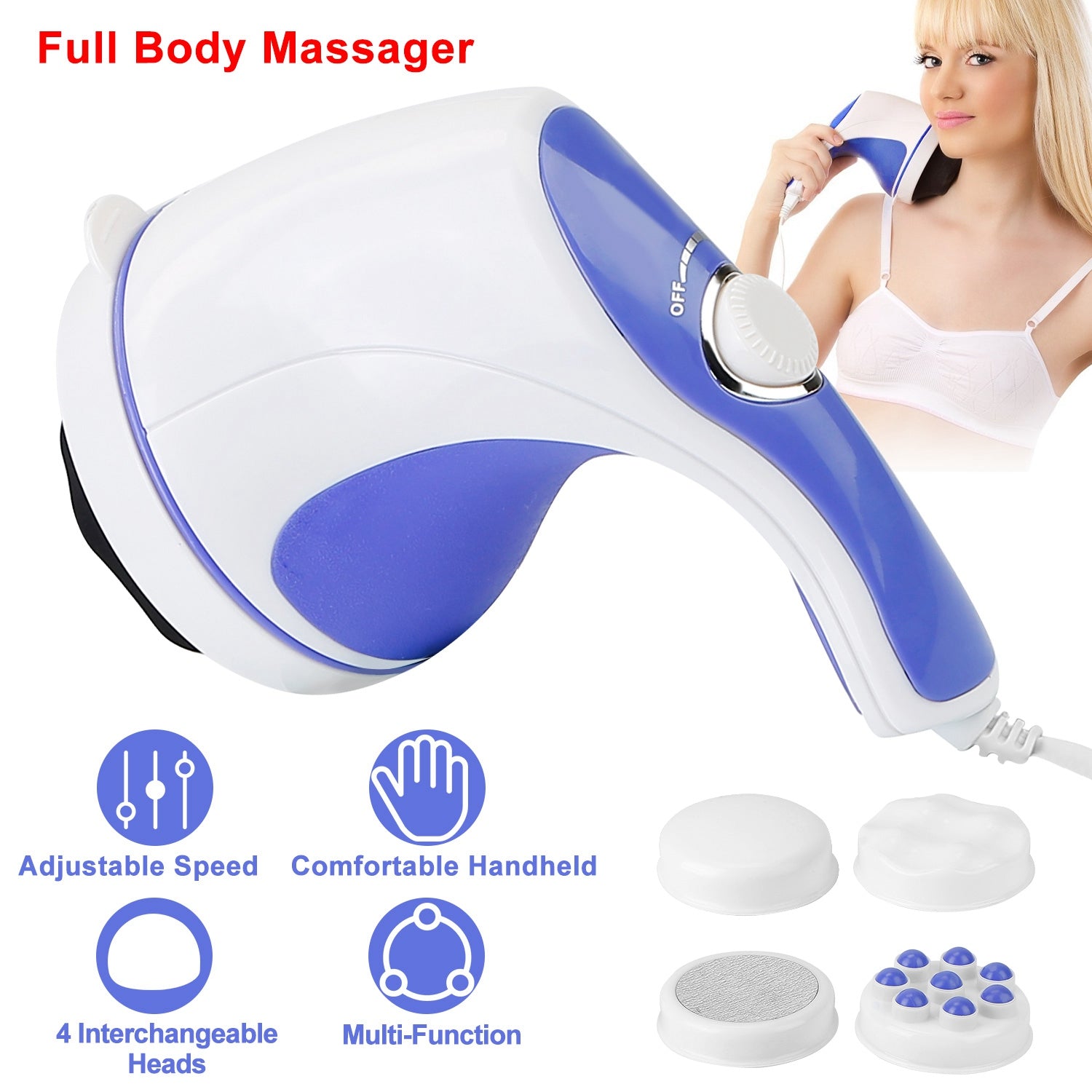 Electric Handheld Body Massager Shipping Discount Authentic