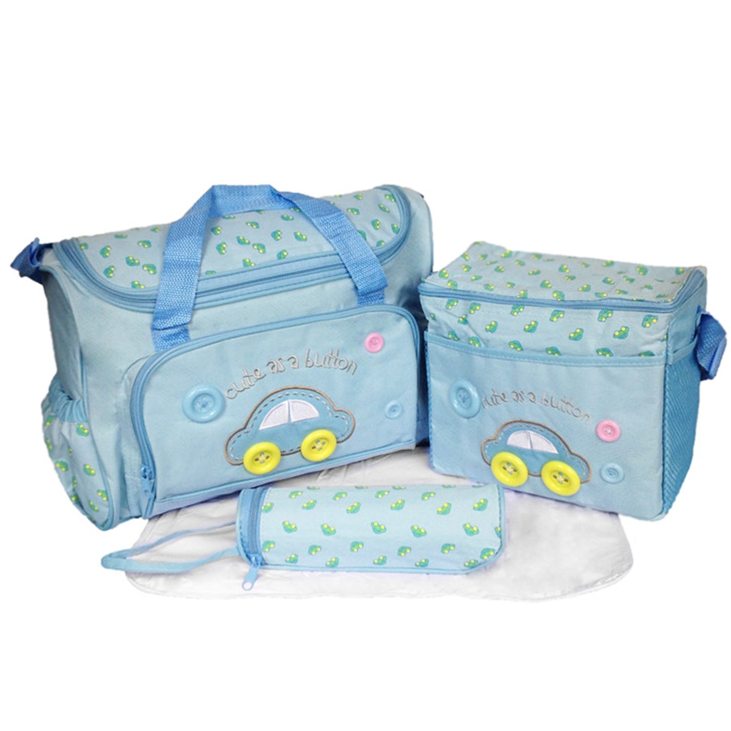 4-Piece: Baby Diaper Tote Bag Set Discount 2025