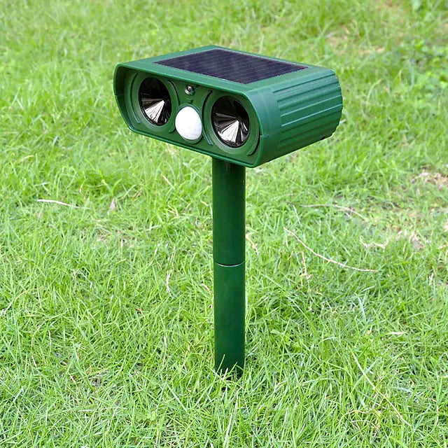 2-Piece: Outdoor Solar Ultrasonic Pest Repeller Cheap Very Cheap