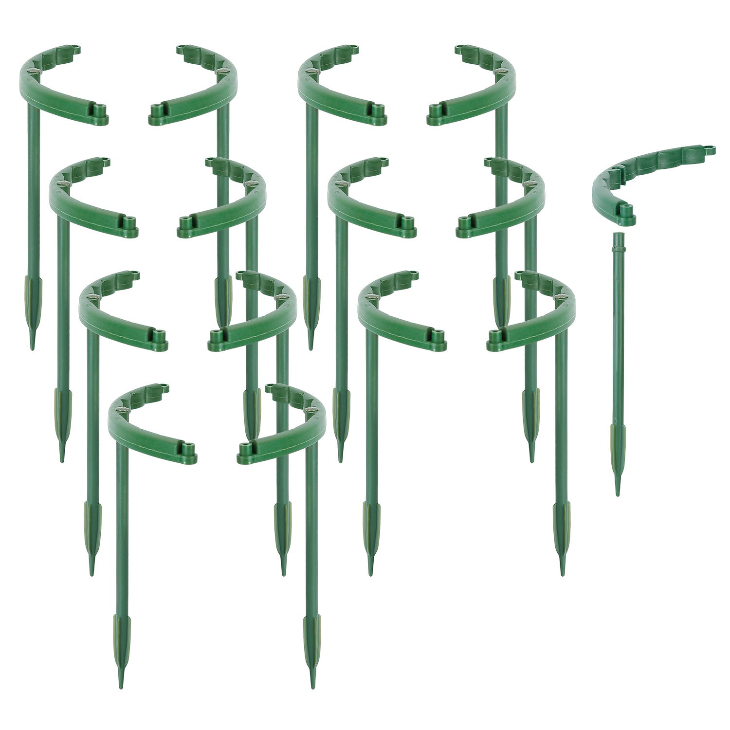 15-Piece: Garden Plant Support Stakes Cheap Sale With Mastercard