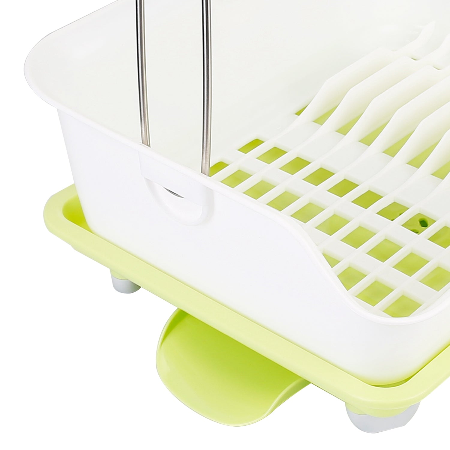 2-Tier Dish Drying Rack Cutlery Drainer Free Shipping Finishline