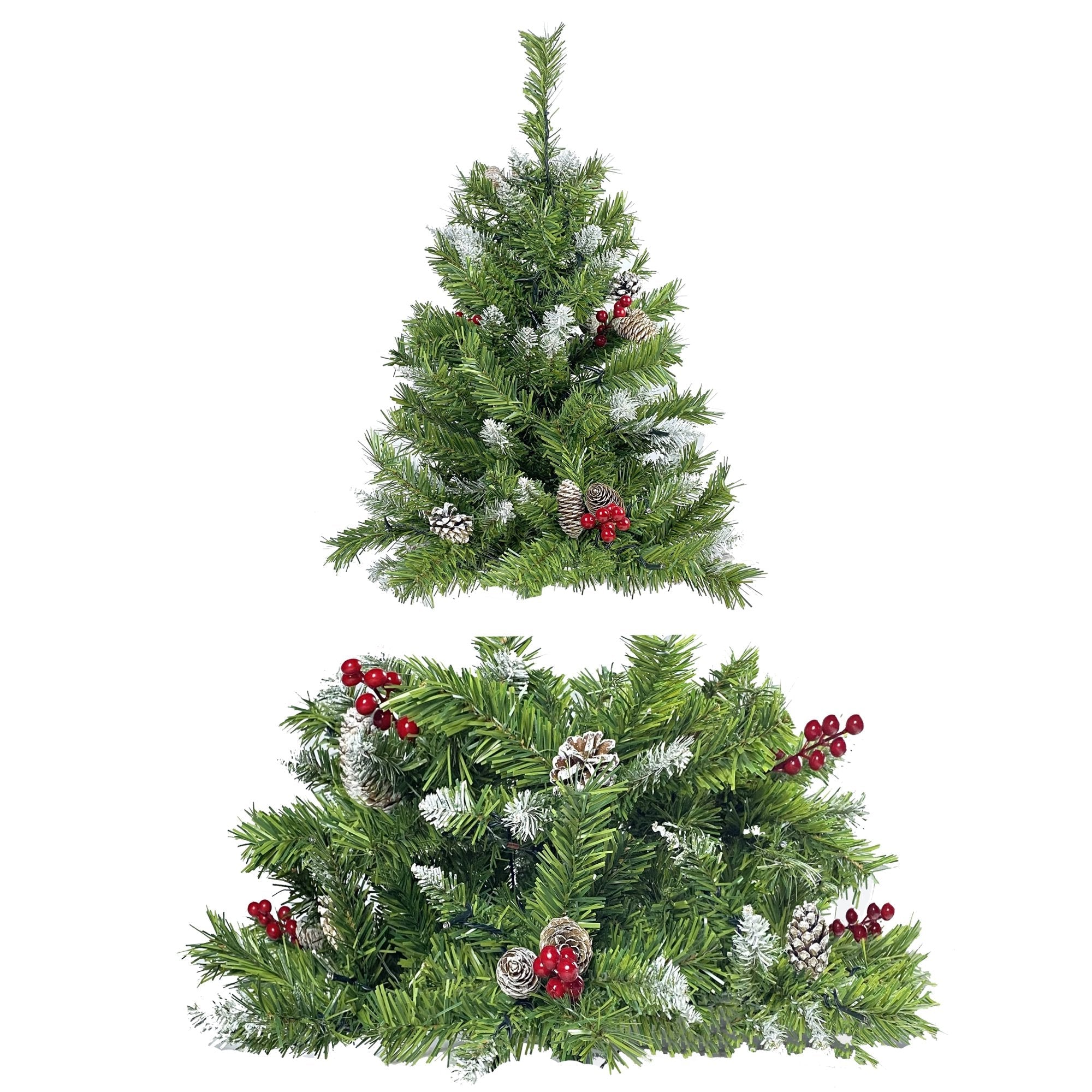 4-Piece: Artificial Christmas Tree Set Free Shipping Cheap Pice