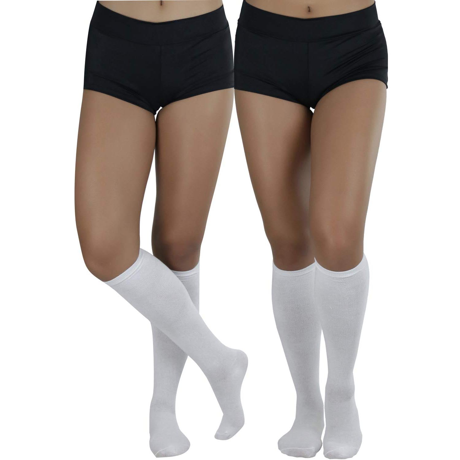 6-Pack: ToBeInStyle Classic Cotton Blend Uniform Knee-High Socks View Cheap Online