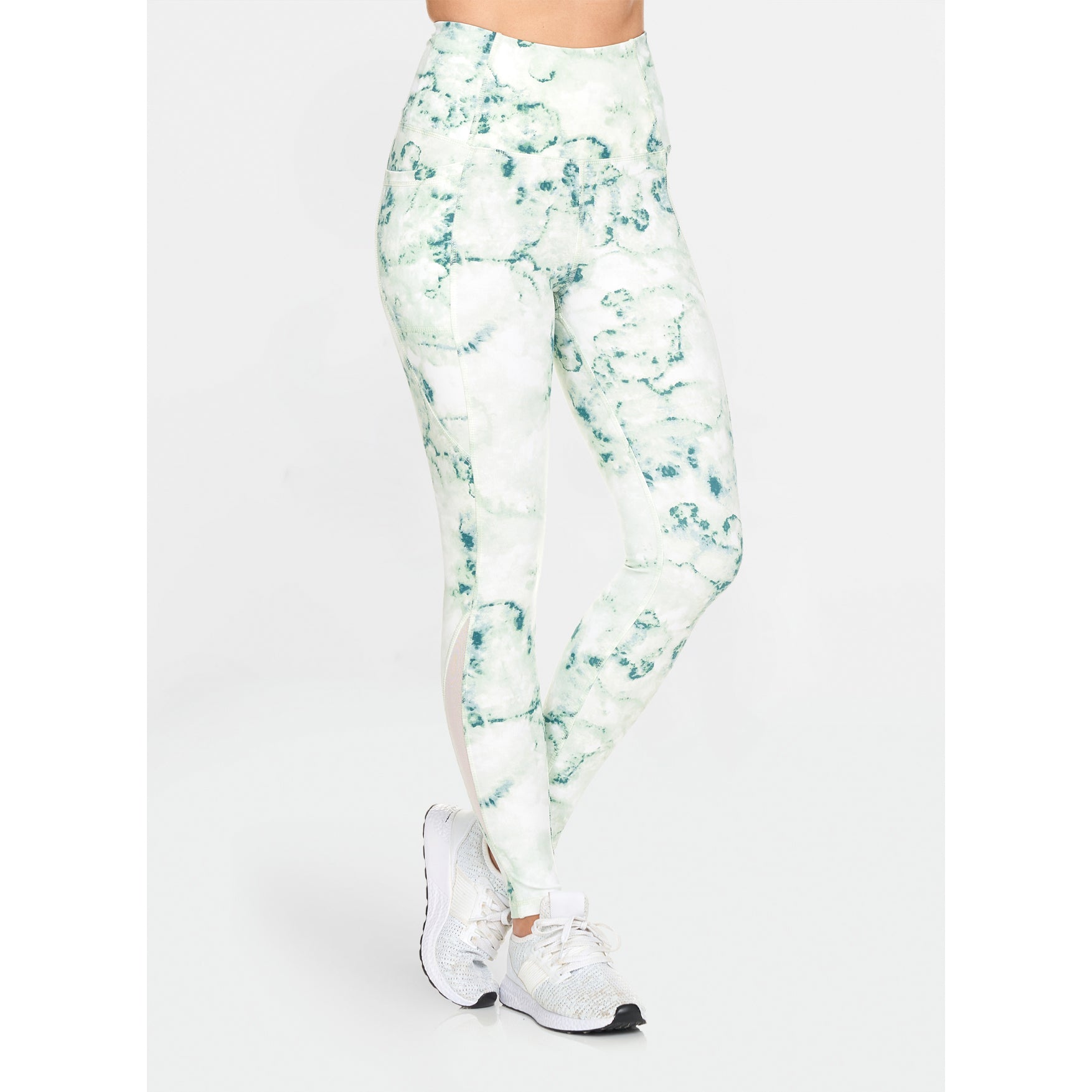 Women's Active High Rise Printed Leggings With Pockets 2025 Unisex For Sale