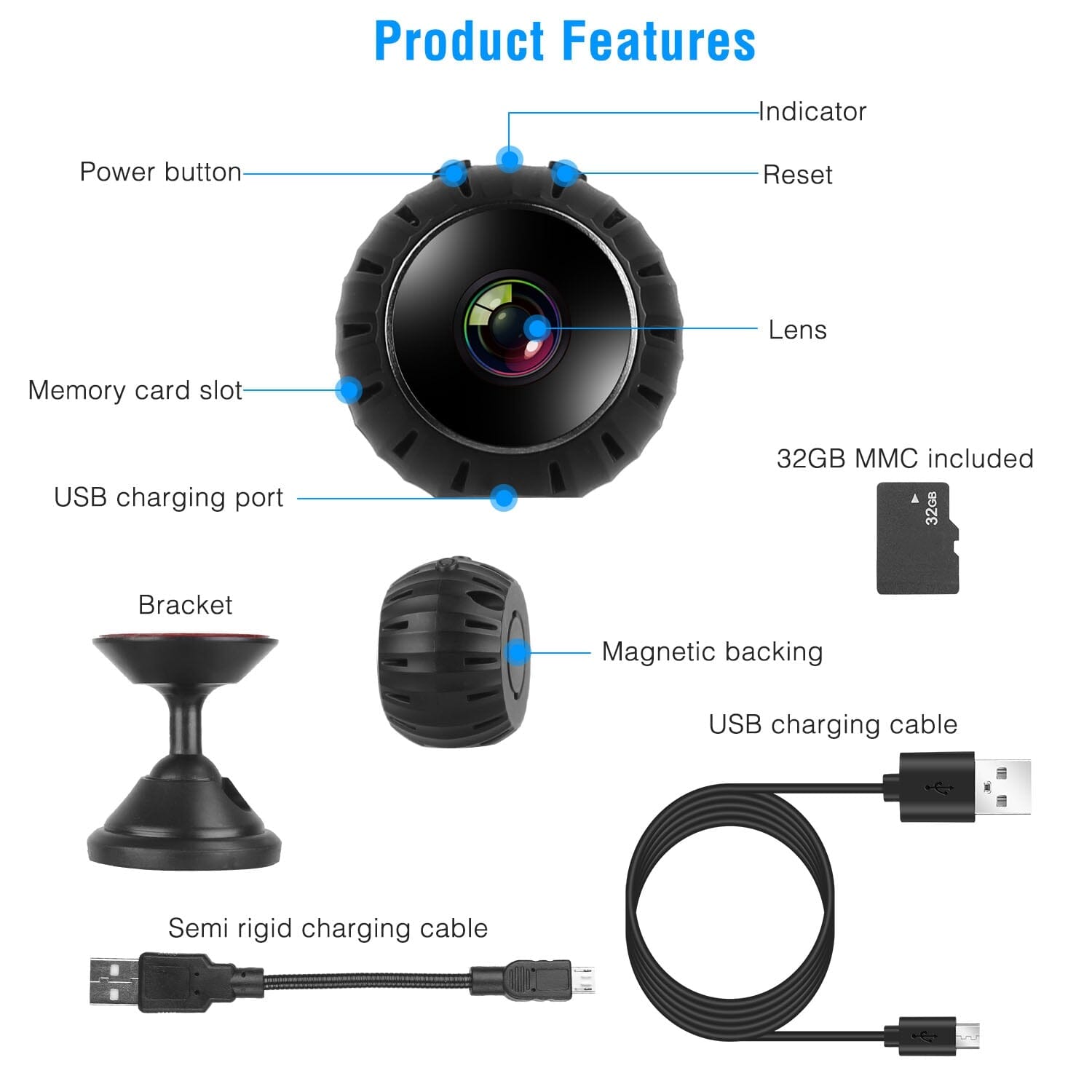 Mini Wireless Camera Wifi IR Night Vision HD 1080P Home Security With Paypal Low Pice