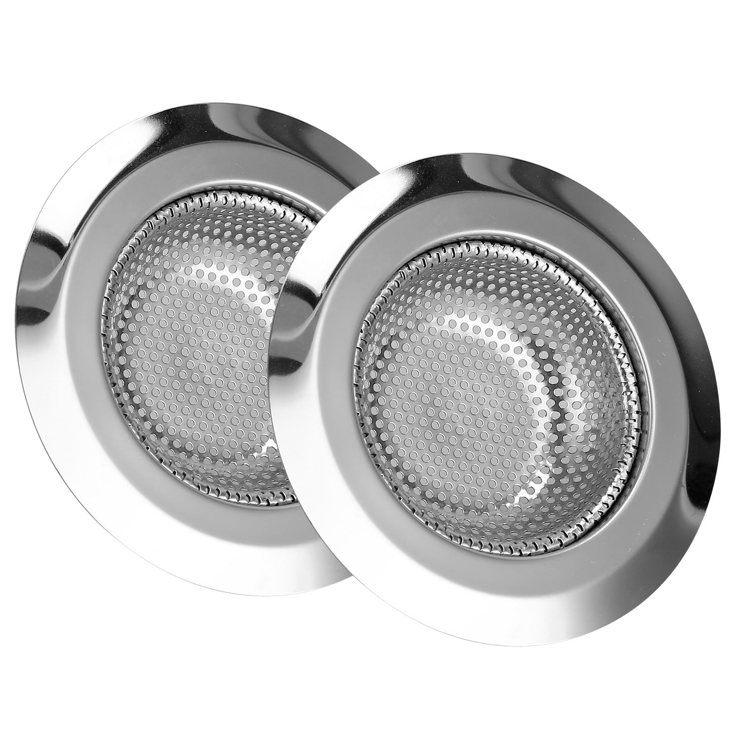 2-Piece: 4.53-Inch Kitchen Sink Strainer Cheap Sale Pay With Paypal