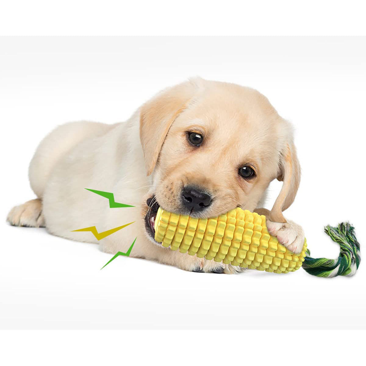 Indestructible Tough Durable Chew Corn Squeaker Interactive Dog Toys Stockist Online