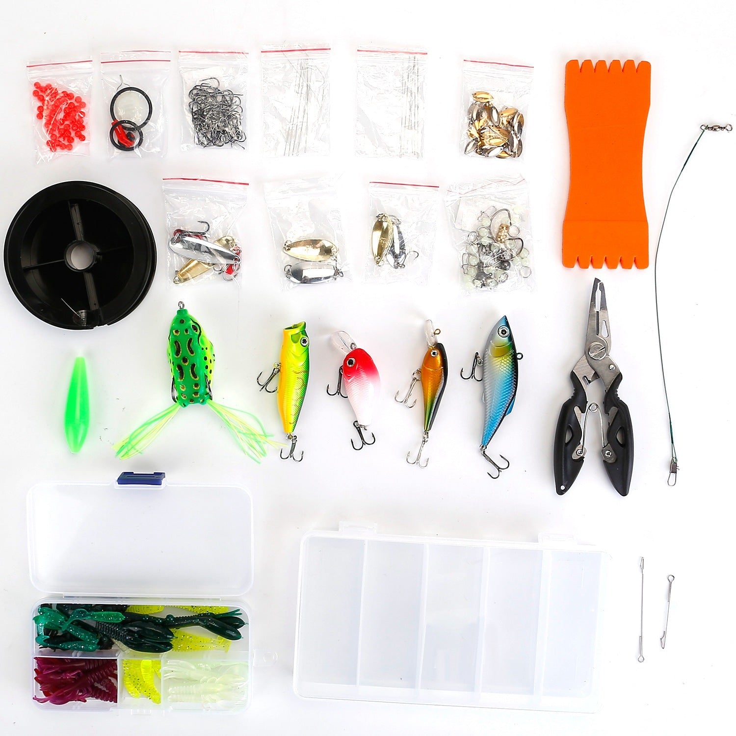 383-Piece: Fishing Lures Tackle Box Big Sale Sale Online