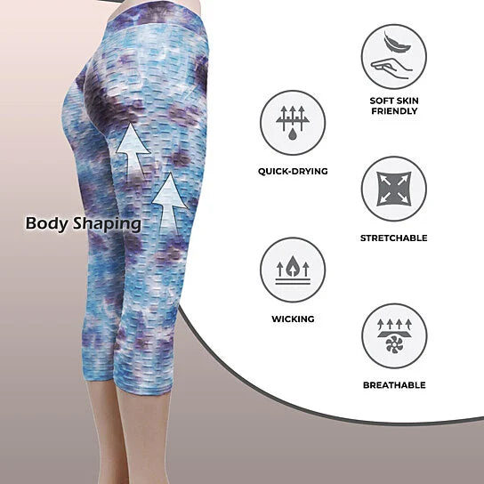 2-Pack: Women Butt Lifting Tie Dye Leggings Official Site Cheap Online