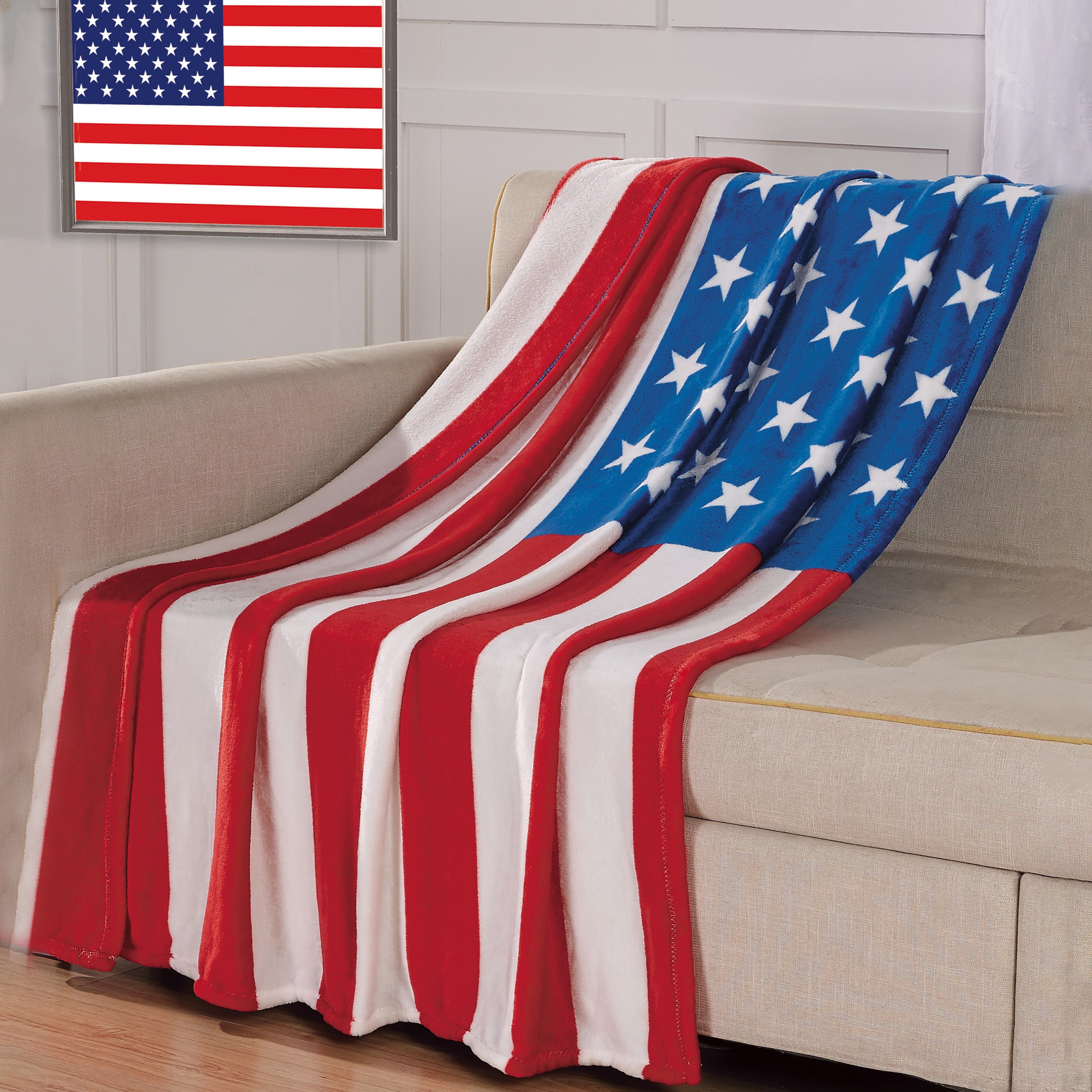 American Flag Ultra-Lush Oversized Throw Blanket Sale Manchester Great Sale