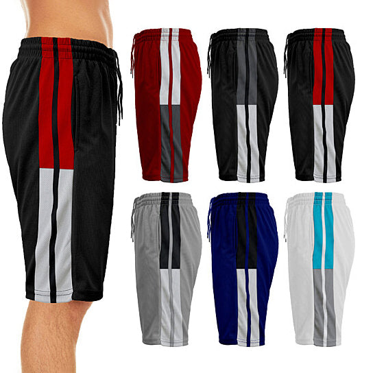 2-Pack: Men's Active Moisture-Wicking Mesh Performance Shorts Visa Payment