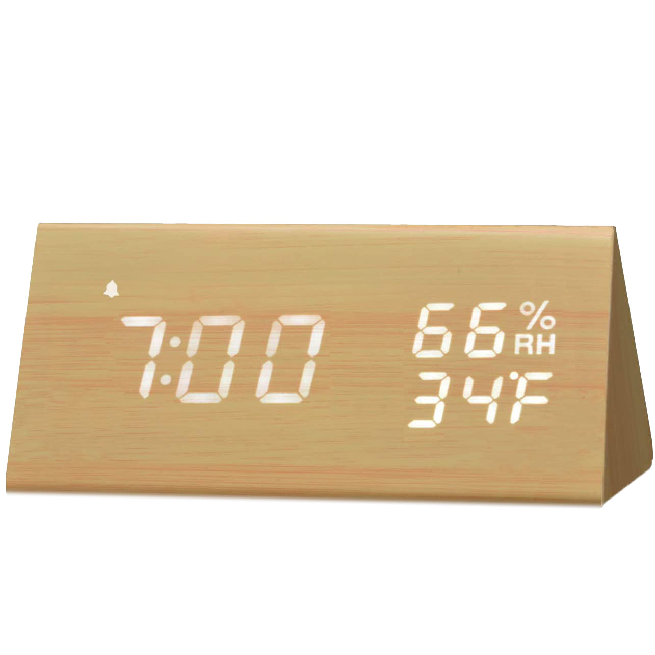 Digital Alarm Clock with Wooden Electronic LED Time Display For Nice Cheap Price