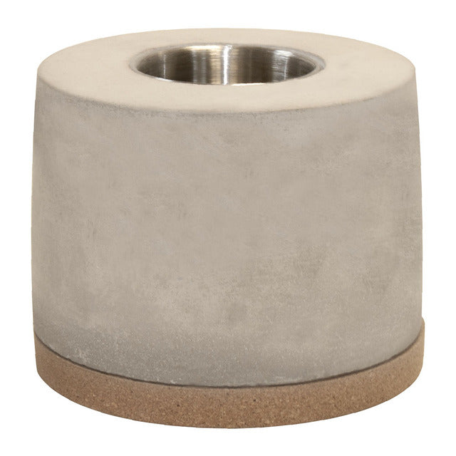 Cement Tabletop Fireplace with Metal Cup and Cork Base Cheap Pice