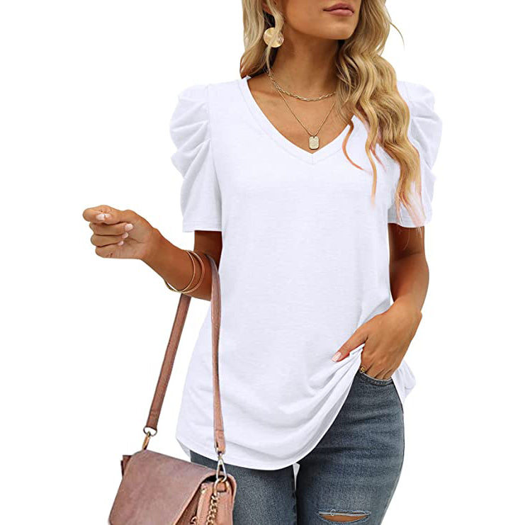 Women's Summer V-Neck Casual T-Shirt Free Shipping Reliable