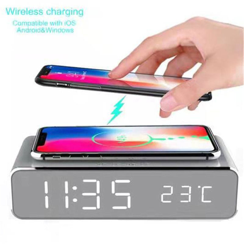 Wireless Charging Digital Alarm Clock Cheapest Pice Cheap Pice