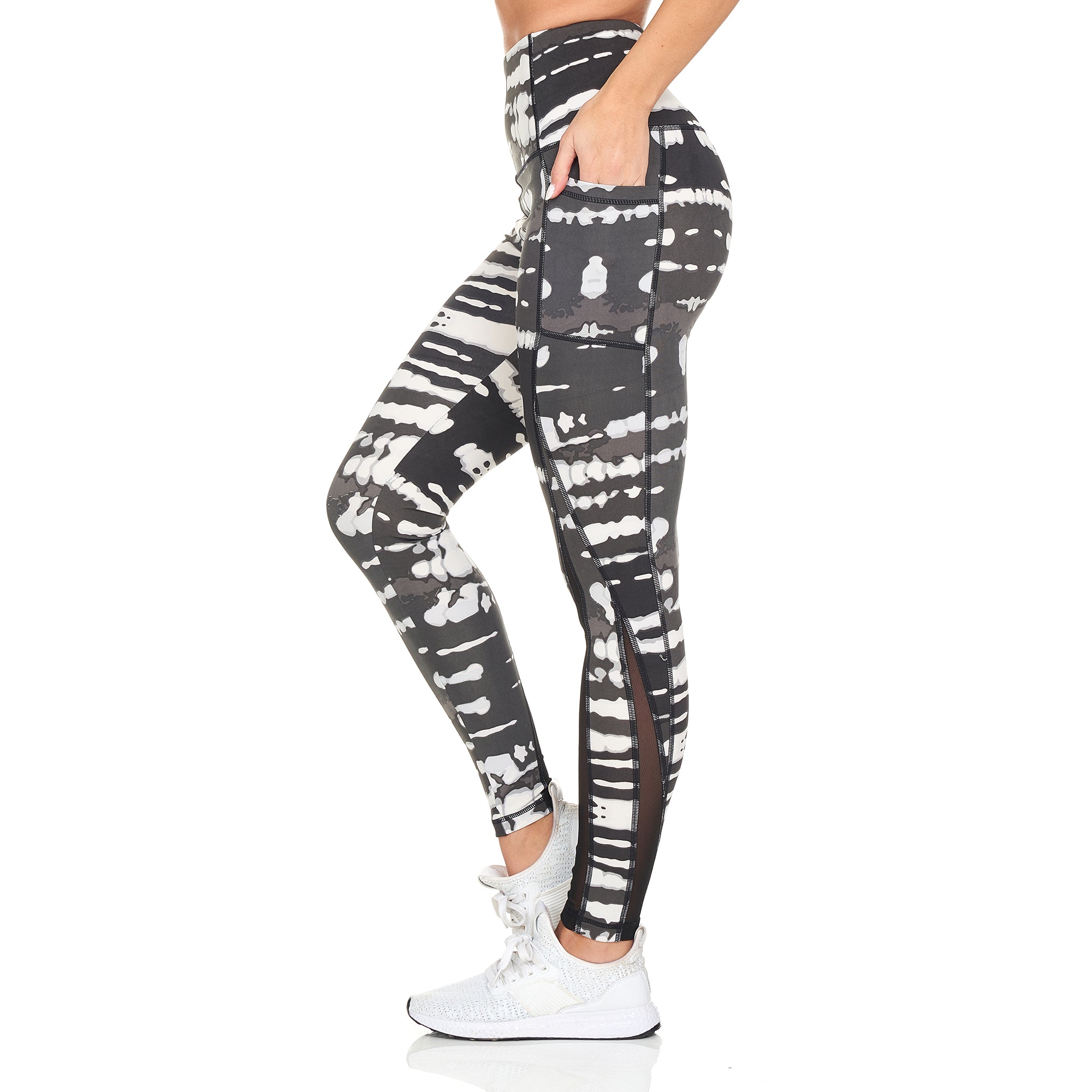 Women's Active High Rise Printed Leggings With Pockets Cheap Sale Reliable