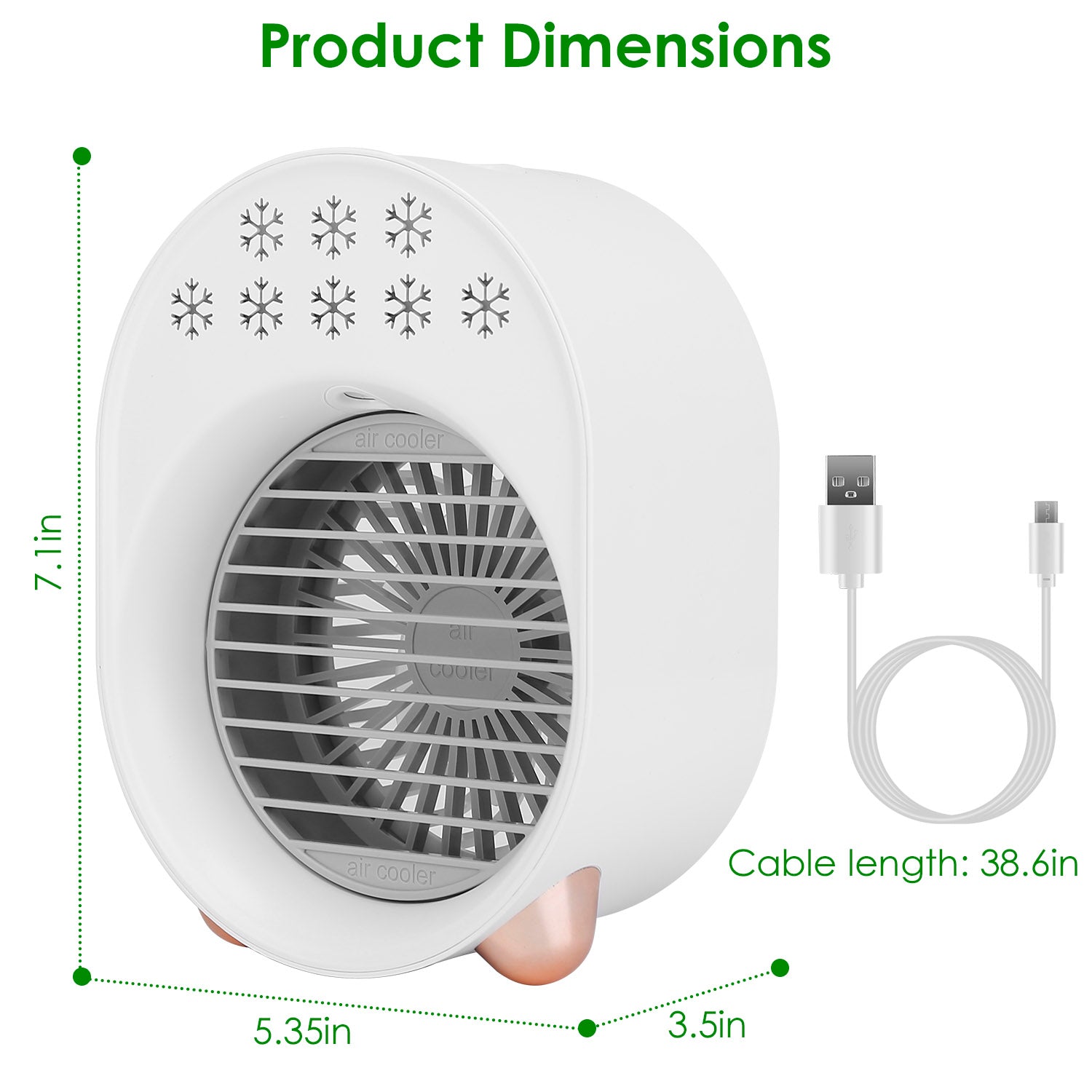 4-in-1 Portable Mini Desktop Water Mist Cooling Air Conditioner For Sale Cheap Pice