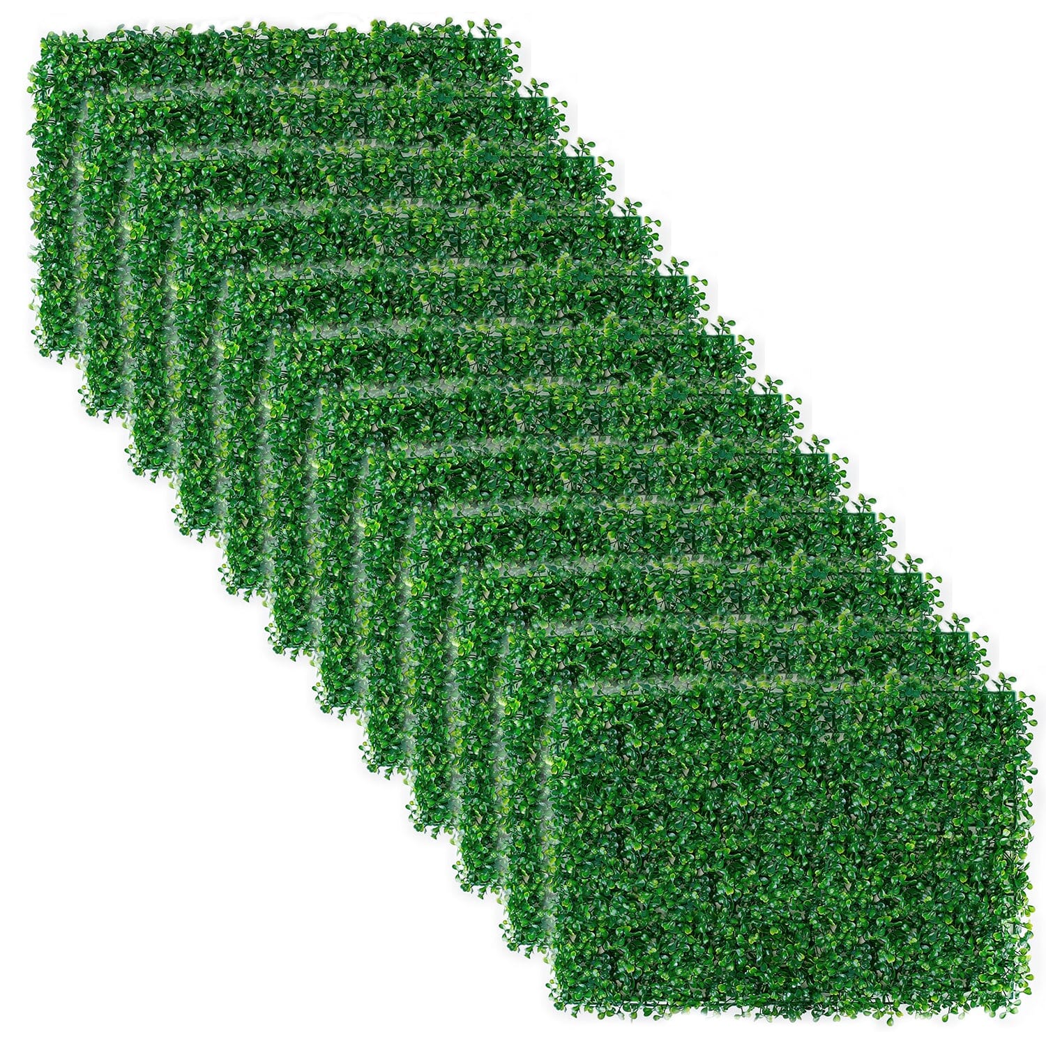 12-Piece: Artificial Boxwood Plant Grass Outlet Extremely