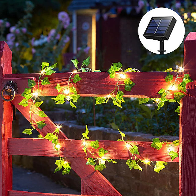 LED Solar Ivy Leaf String Light Clearance Pices