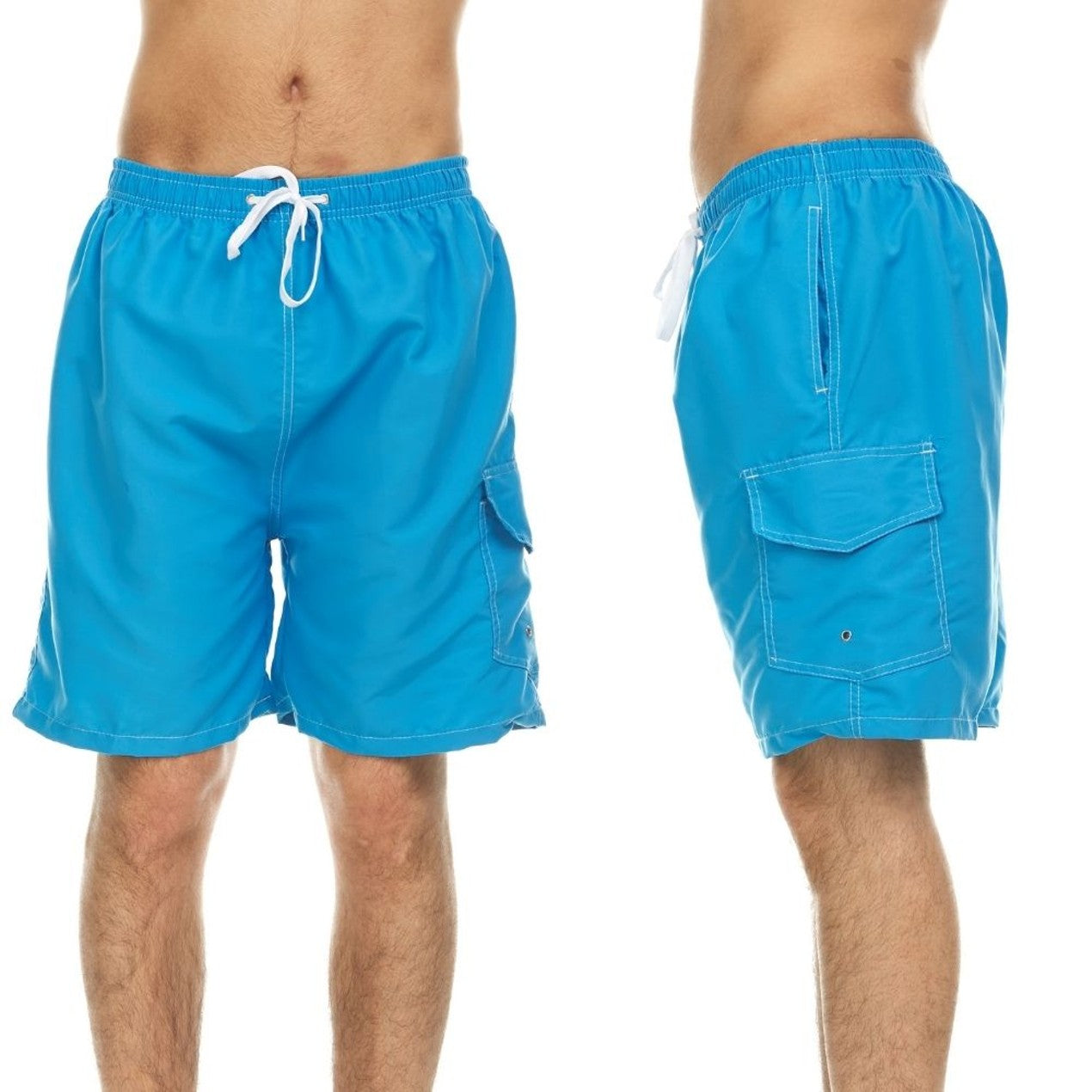 3-Pack: Men's Quick-Dry Swim Shorts Free Shipping Fashionable