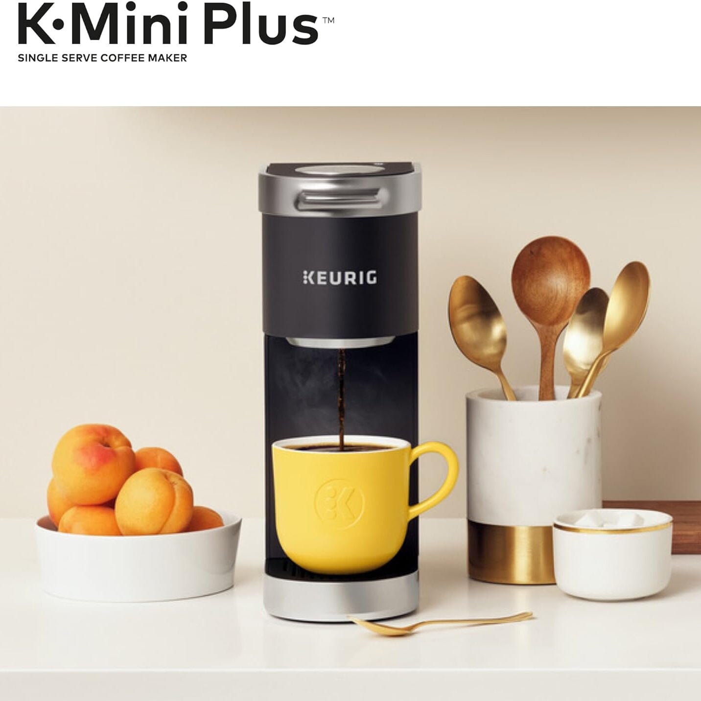 Keurig K-Mini Plus Single Serve K-Cup Pod Coffee Maker  (Refurbished) High Quality Buy Online