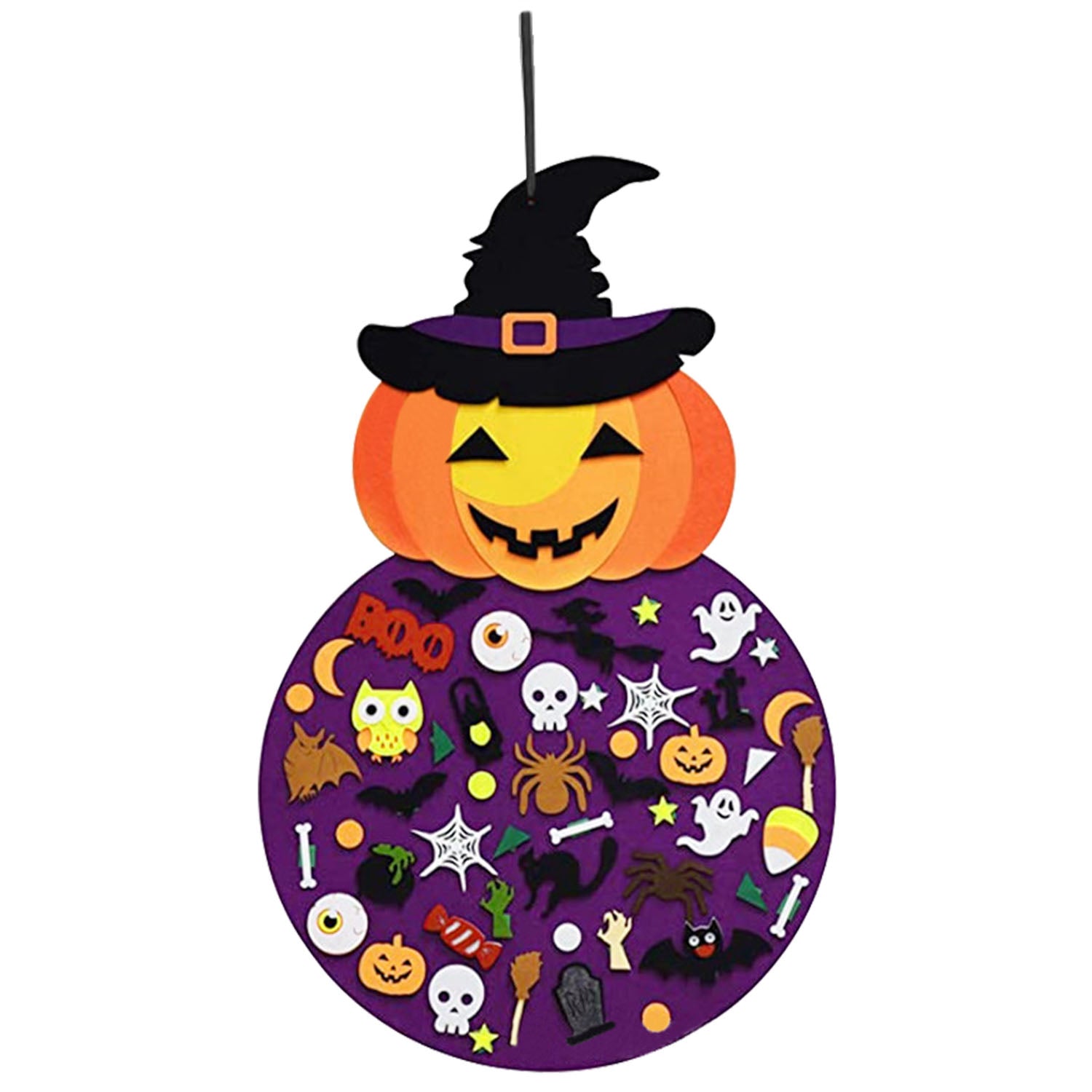 51-Pieces: Felt Pumpkin Witch Hanging Décor Buy Cheap Great Deals