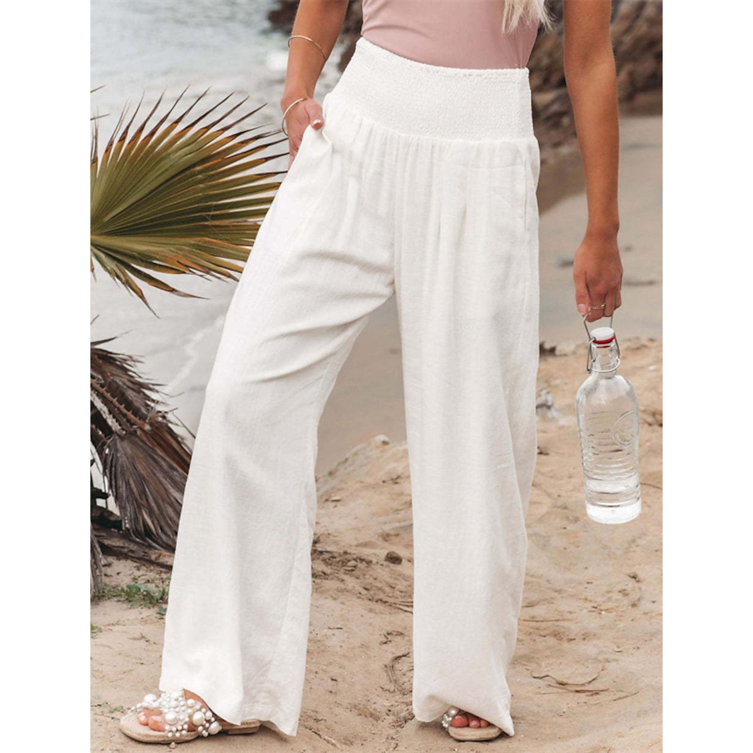 Women's High Waist Loose Wide Leg Pants Classic Cheap Pice