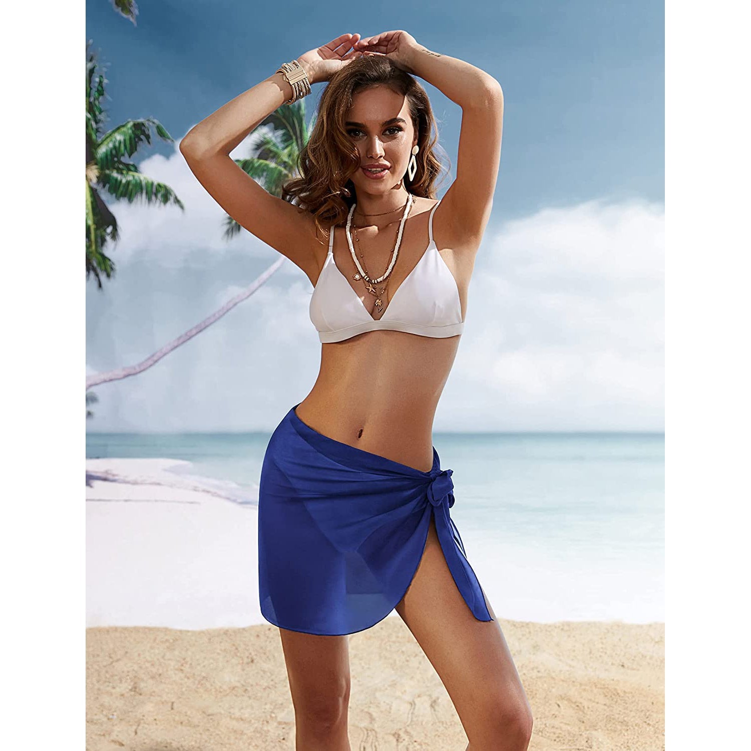 Women's Short Sarongs Beach Wrap Cheap Pice Outlet Sale