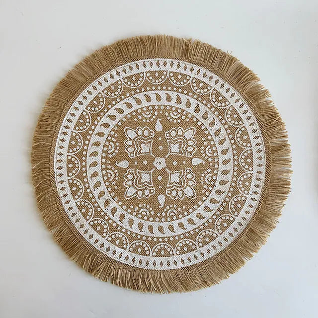 Round Mandala Placemats Sale 2025 Newest