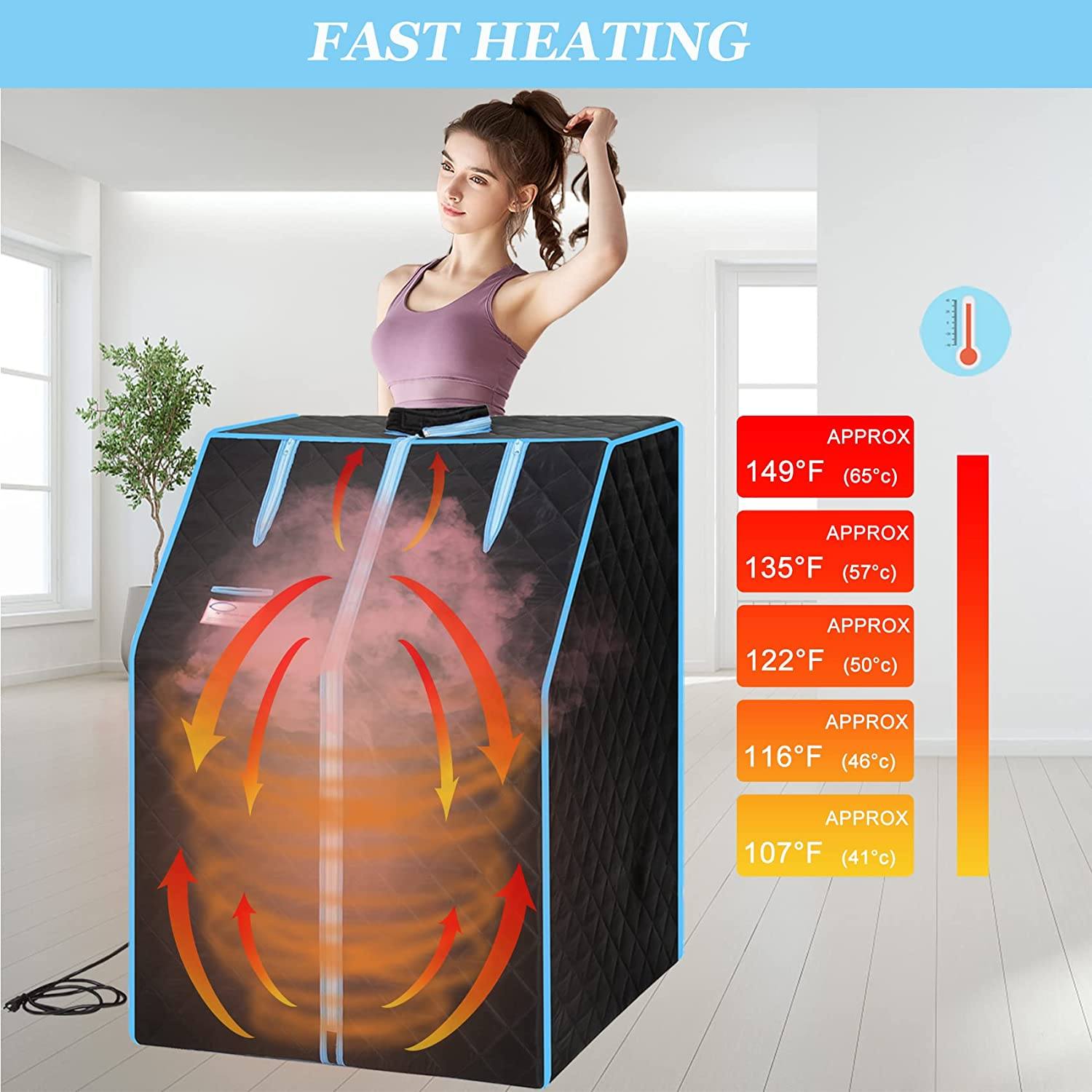 One Person Portable Full Body Sauna Tent SPA Set for Home Hot Sale Online