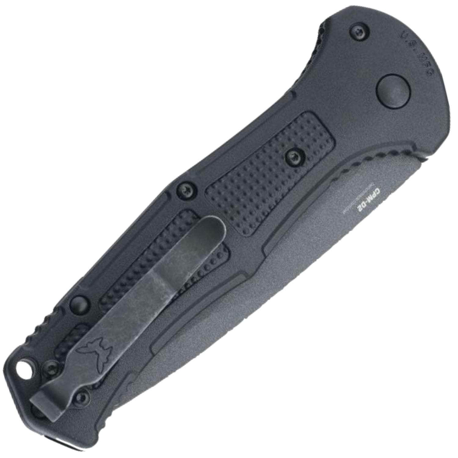 Benchmade Claymore Auto, 3.6 D2 Serrated Blade, Grivory Handle - 9070SBK Cheap Sale Supply