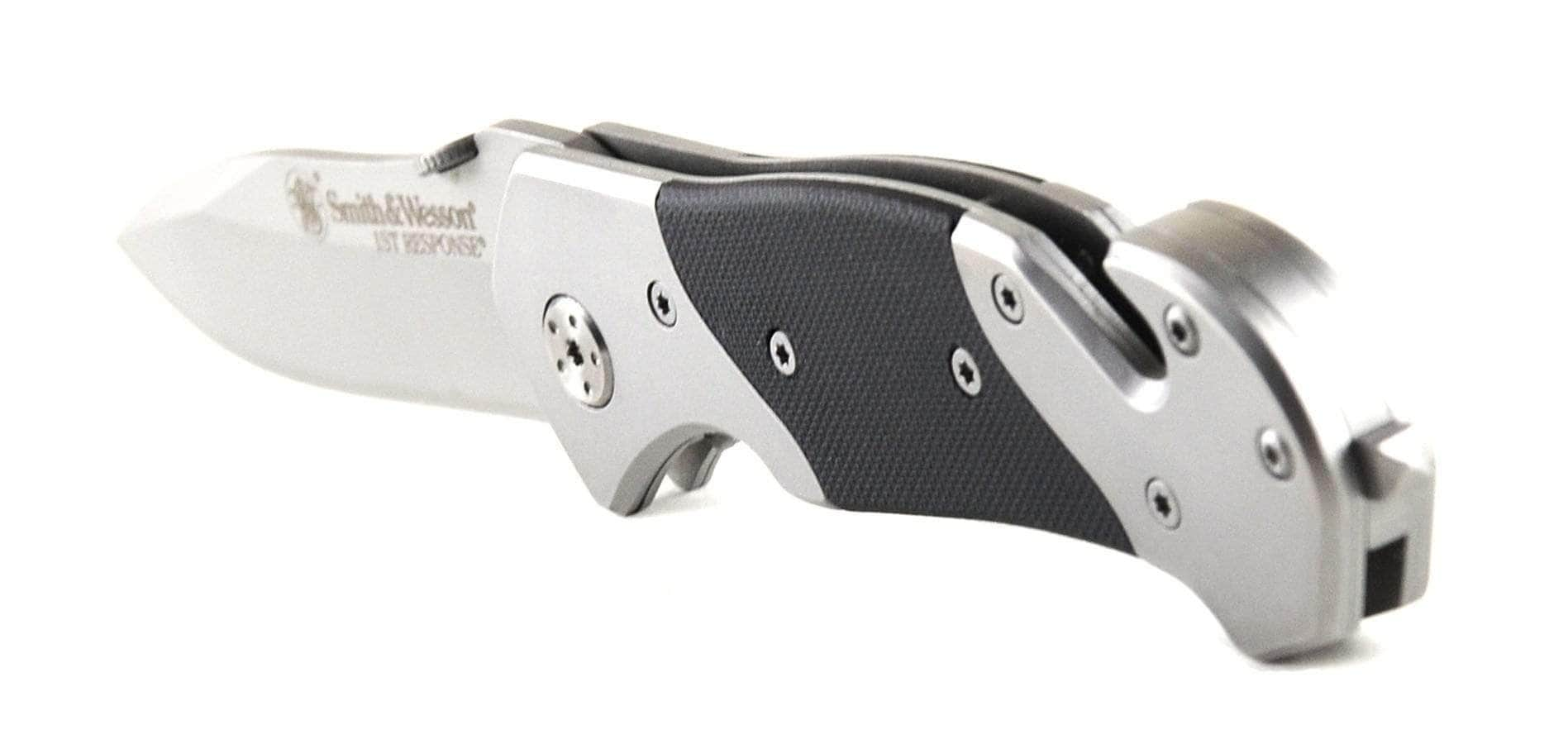 Engraved Smith & Wesson 1st Response, 3.3 Plain Blade, G10/Steel Handle - SWFR Cheap Online Online